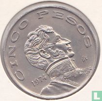 Mexique 5 pesos 1974