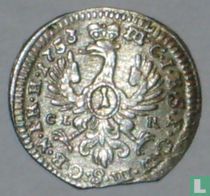 Brandenburg-Bayreuth 1 kreuzer 1753