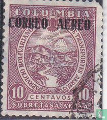 Magdalena River with overprint