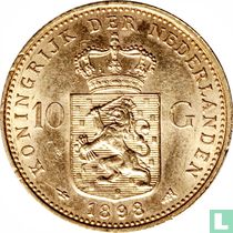 Nederland 10 gulden 1898 (type 1)