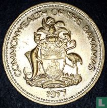 Bahama's 1 cent 1977 (zonder muntteken)