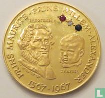 Nederland-geboorte penning willem alexander