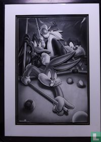 Looney Tunes spelen pool