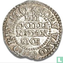 Denmark 4 skilling 1617 (equilateral shield - crossed swords)