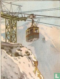 Zweefbaan in de Alpen