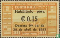 Football championships with overprint