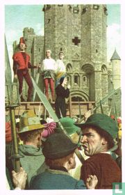 Maria van Bourgondië voor het schavot