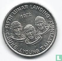 Verenigde Staten 1972 - Fifth Lunar Landing Apollo 16 (nikkel-messing)