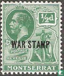 Le Roi George V avec surcharge