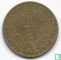 Peru ½ Sol de Oro 1943 (S)