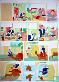 Originele inkleuring Tartaarse Helm