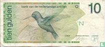 Netherlands Antilles 10 Guilder 1994