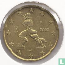 Italy 20 cent 2002