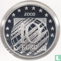 Italy 10 euro 2005 (PROOF) "60 years of Peace and Freedom in Europe"