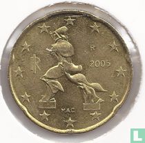 Italië 20 cent 2005