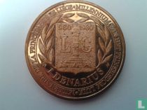België 1 denarius 1980 Millennium van het Prinsbisdom Luik