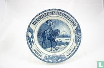Wandbord  Herrijzend Nederland  Naar Vrede en Welvaart (1945) 