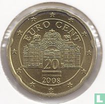 Autriche 20 cent 2008