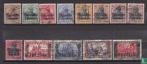 Timbres allemands avec surcharge
