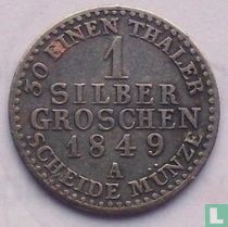 Prusse 1 silbergroschen 1849