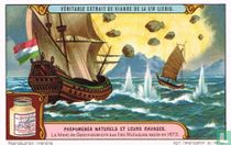 Le Mont de Gammacanore aux Iles Moluques saute en 1673