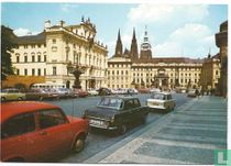 Hradcany Square with the entrance to Prague Castle