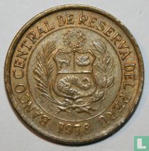 Pérou 1 sol de oro 1978