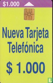 Nueva Tarjeta Telefonica