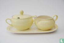Set de crème Désirée jaune clair