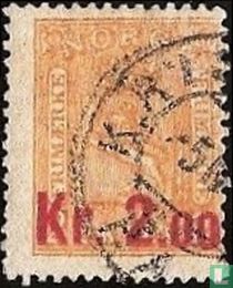 Coat of arms with overprint