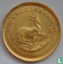 Afrique du Sud 1/10 krugerrand 1982