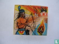 Indien avec flèche de feu