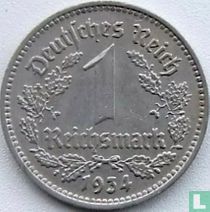 Deutsches Reich 1 Reichsmark 1934 (F)