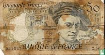 France 50 francs 1991