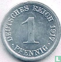 Deutsches Reich 1 Pfennig 1917 (E)