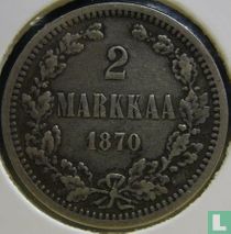 Finland 2 markkaa 1870