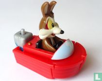 Coyote en bateau