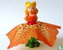 Fée fleur orange