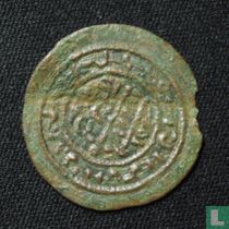 König Béla III von Ungarn AE2 arabische Imitation 1172-1196