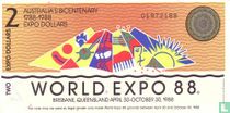 Australia 2 Dollars 1988 (World Expo)
