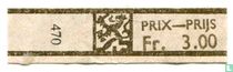 470 - Prix-Price Fr. 3.00
