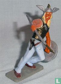 Gallier avec lance et bouclier