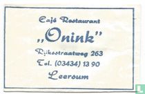 Café Restaurant "Onink"