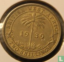 Afrique de l'Ouest britannique 2 shillings 1939 (KN)