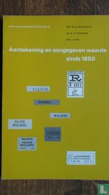Aantekening en aangegeven waarde sinds 1850
