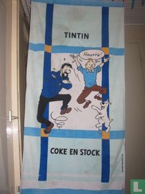 Tintin bath towel