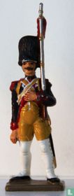 Swiss elite corps service uniform in 1801-1802