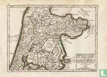 Kaart van Noord Holland uit 1748 van Robert de Vaugondy.