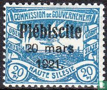 Coal mine and pigeon with overprint 