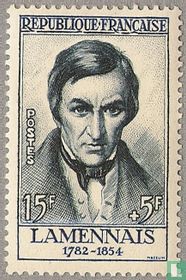 Lamennais, Félicité de (1782-1854) postzegelcatalogus